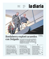 Tapa de la diaria del martes 13 de agosto de 2024