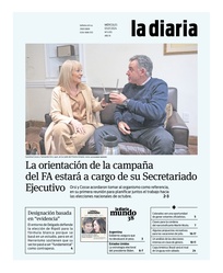 Tapa de la diaria del miércoles 3 de julio de 2024