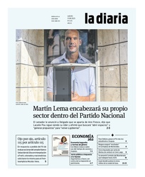 Tapa de la diaria del jueves 21 de agosto de 2025