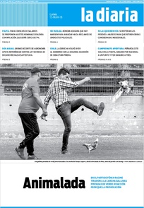 Tapa de la diaria del lunes 12 de marzo de 2018