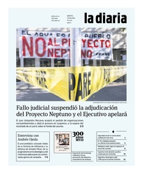 Tapa de la diaria del martes 25 de junio de 2024