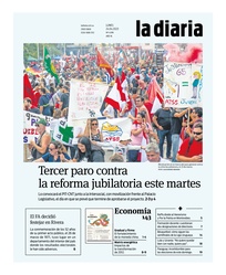 Tapa de la diaria del lunes 24 de abril de 2023