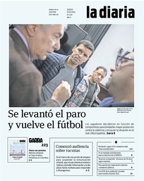 Tapa de la diaria del jueves 7 de julio de 2022