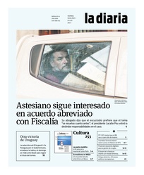 Tapa de la diaria del viernes 10 de febrero de 2023