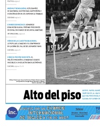 Tapa de la diaria del viernes 9 de noviembre de 2012