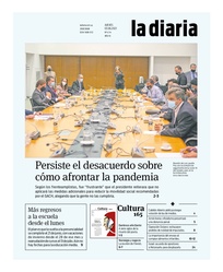 Tapa de la diaria del jueves 3 de junio de 2021