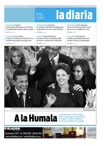 Tapa de la diaria del viernes 29 de julio de 2011