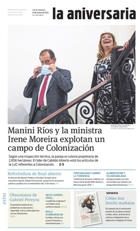 Tapa de la diaria del sábado 19 de marzo de 2022