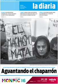 Tapa de la diaria del jueves 20 de octubre de 2016