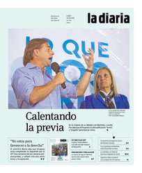 Tapa de la diaria del lunes 30 de septiembre de 2019