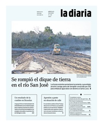 Tapa de la diaria del miércoles 19 de julio de 2023