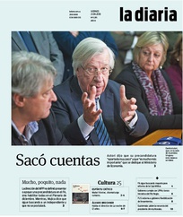 Tapa de la diaria del viernes 21 de septiembre de 2018