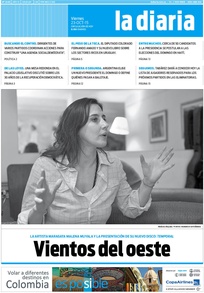Tapa de la diaria del viernes 23 de octubre de 2015