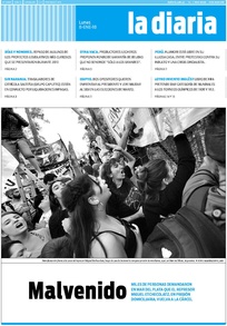 Tapa de la diaria del lunes 8 de enero de 2018