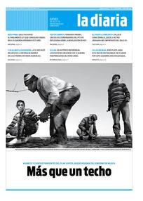 Tapa de la diaria del jueves 18 de septiembre de 2014