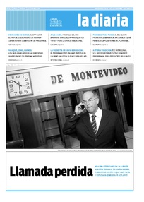 Tapa de la diaria del jueves 18 de marzo de 2010