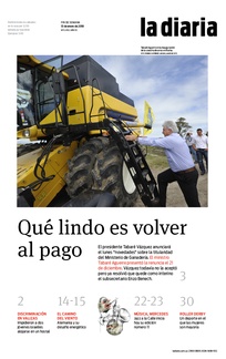 Tapa de la diaria del sábado 13 de enero de 2018