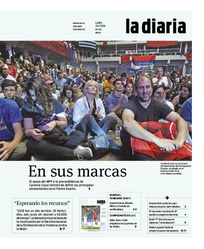 Tapa de la diaria del lunes 26 de noviembre de 2018