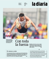 Tapa de la diaria del jueves 8 de agosto de 2019