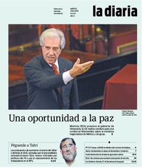 Tapa de la diaria del martes 29 de enero de 2019