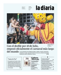 Tapa de la diaria del viernes 23 de enero de 2026