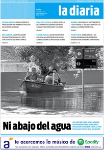 Tapa de la diaria del lunes 28 de diciembre de 2015