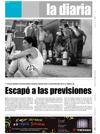 Tapa de la diaria del jueves 15 de febrero de 2007