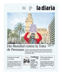 Tapa de la diaria del viernes 30 de julio de 2021