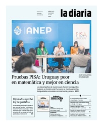 Tapa de la diaria del miércoles 6 de diciembre de 2023