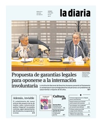 Tapa de la diaria del viernes 17 de mayo de 2024