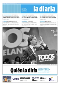 Tapa de la diaria del miércoles 26 de junio de 2013