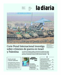 Tapa de la diaria del lunes 30 de octubre de 2023