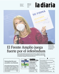 Tapa de la diaria del miércoles 30 de junio de 2021