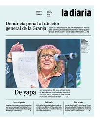 Tapa de la diaria del martes 15 de septiembre de 2020