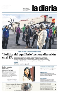 Tapa de la diaria del sábado 9 de mayo de 2026