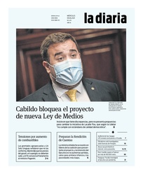 Tapa de la diaria del miércoles 9 de junio de 2021