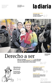 Tapa de la diaria del sábado 29 de septiembre de 2018