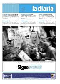 Tapa de la diaria del viernes 21 de mayo de 2010