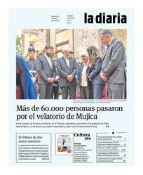 Tapa de la diaria del viernes 16 de mayo de 2025