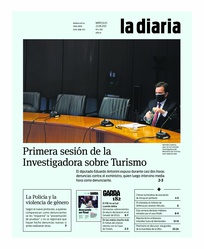 Tapa de la diaria del miércoles 22 de septiembre de 2021