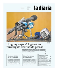 Tapa de la diaria del miércoles 4 de mayo de 2022