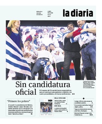 Tapa de la diaria del lunes 3 de diciembre de 2018