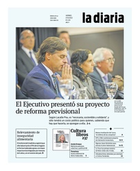Tapa de la diaria del viernes 21 de octubre de 2022