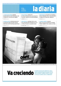 Tapa de la diaria del lunes 11 de abril de 2011