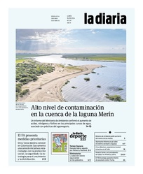 Tapa de la diaria del lunes 16 de septiembre de 2024