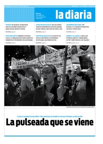 Tapa de la diaria del martes 28 de abril de 2015