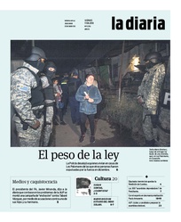 Tapa de la diaria del viernes 17 de agosto de 2018