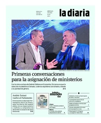 Tapa de la diaria del miércoles 27 de noviembre de 2024