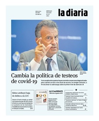 Tapa de la diaria del miércoles 19 de enero de 2022