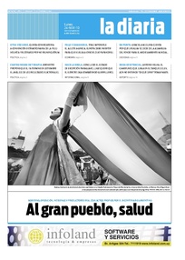 Tapa de la diaria del lunes 24 de mayo de 2010